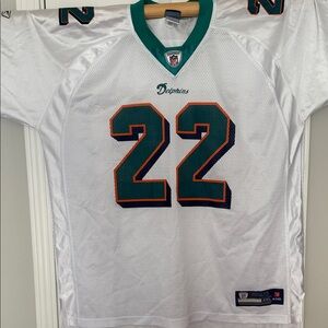 Reggie Bush #22 White Miami Dolphins Reebok On Field 2XL Jersey